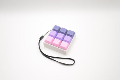 9 Key Keyboard Fidget Keychain — Custom Switches & Colors